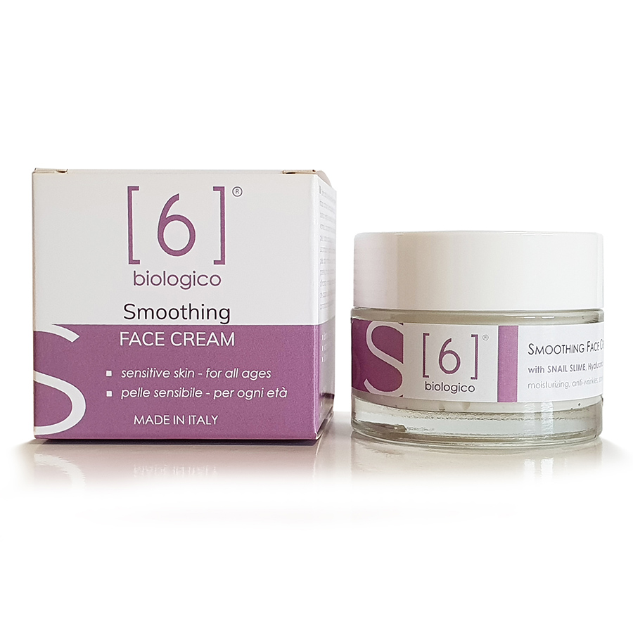 SMOOTHING FACE CREAM Snail slime, Hyaluronic acid, Damask Rose Oil