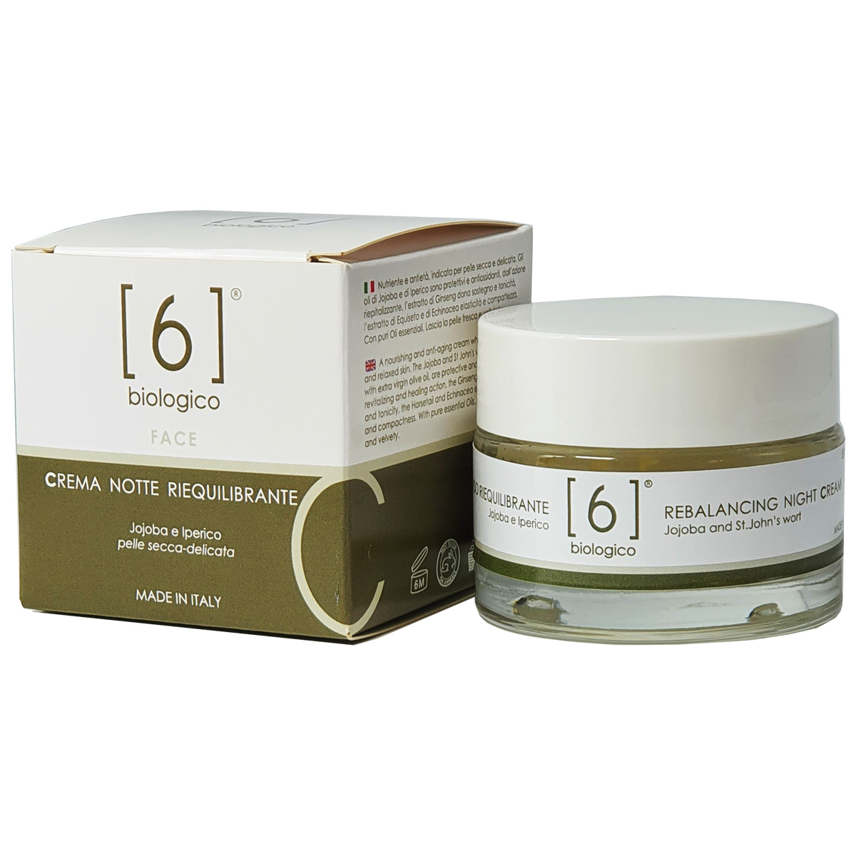 REBALANCING NIGHT CREAM Jojoba & St.John’s wort - dry-delicate skin