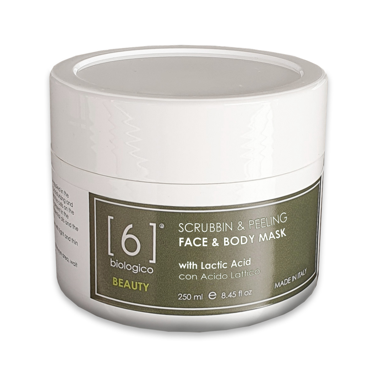 SCRUBBING AND PEELING MASK -  with Lactic Acid and Cucumber